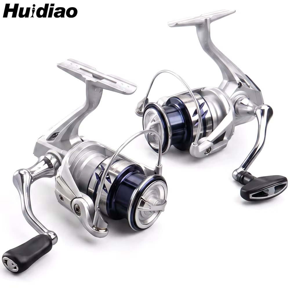Huidiao Carrete Giratorio CNC – 10kg Arrastre para Agua Salada