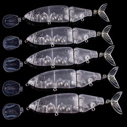 Señuelo articulado sin pintar Dr.Holife para pesca duro