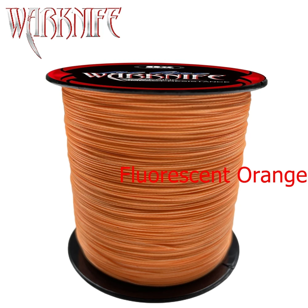 Warknife HALO naranja hilo trenzado 8 hebras