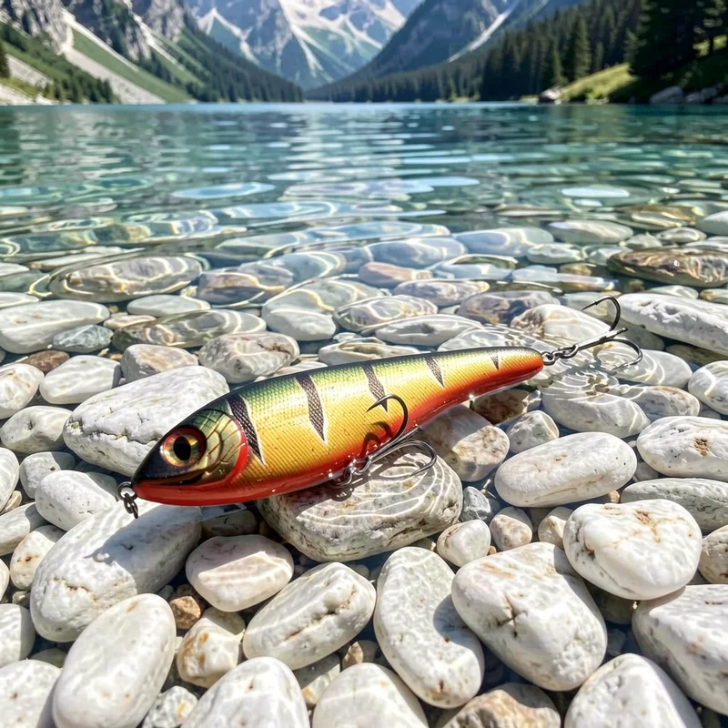 Señuelo Lucio Pike Predator Jerkbait duro hundible con ojos 3D - imagen 2
