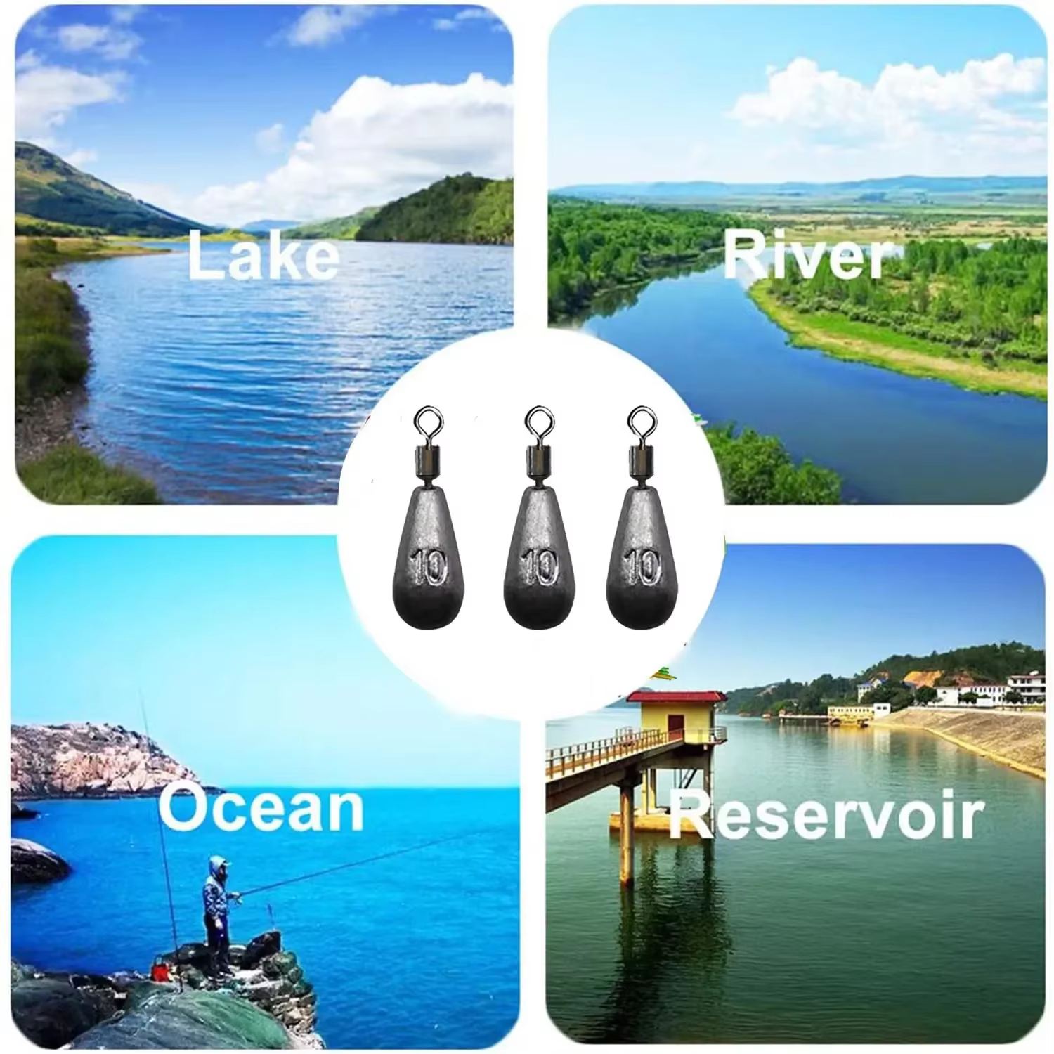 Plomos de pesca para aparejos variados - imagen 4