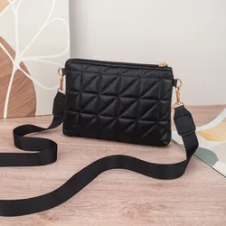 Bolso mini de cuero PU para teléfono, cartera multifunción informal