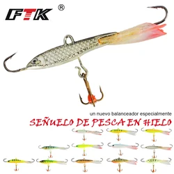 FTK Señuelo equilibrador para pesca en hielo cebo artificial duro