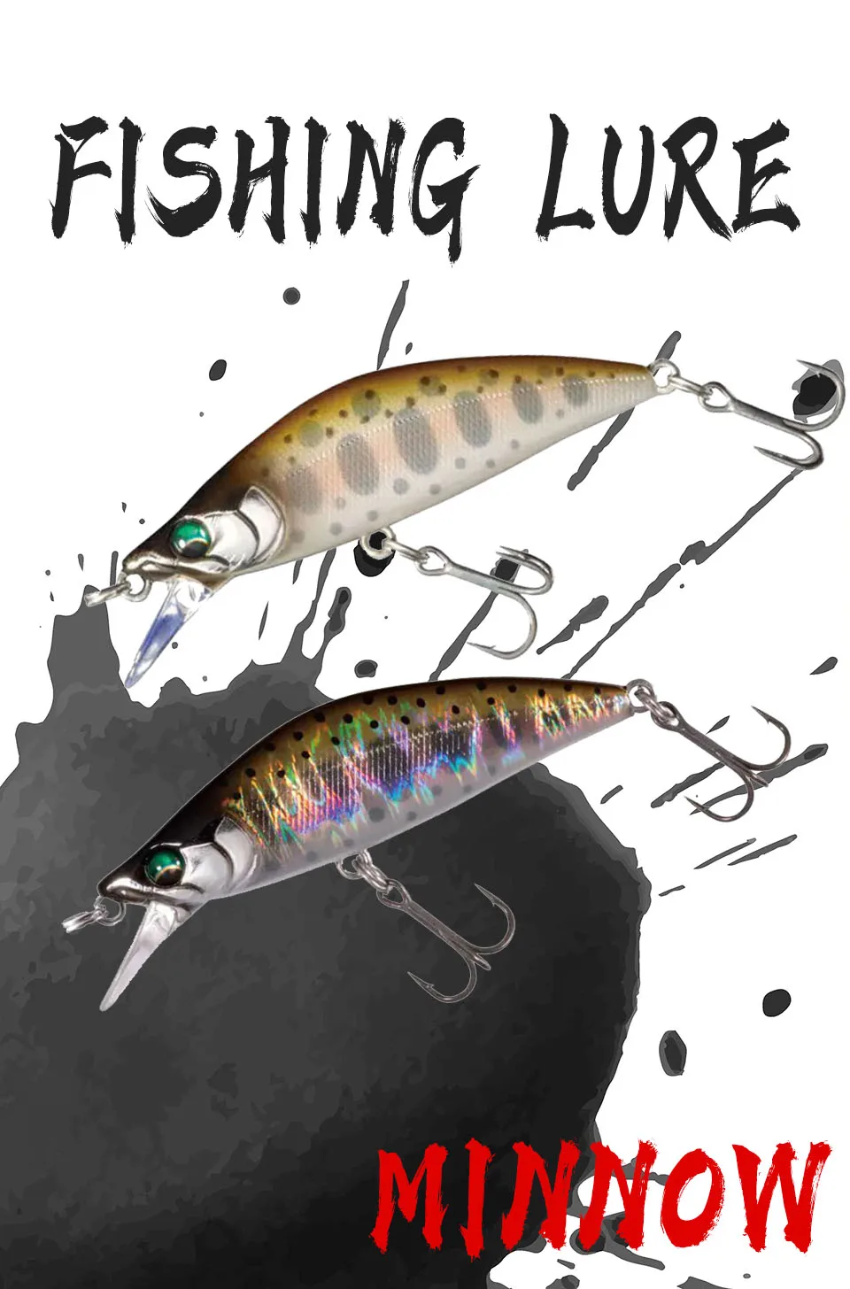 Señuelo Crankbait Stream en color natural