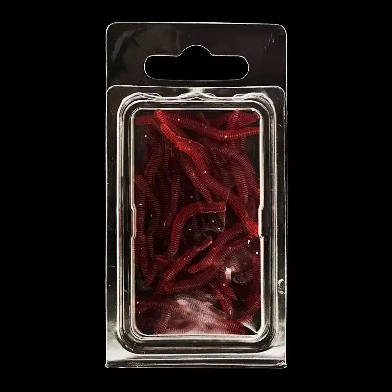 Vinilos rojos con olor a pescado para pesca - imagen 5