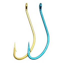 Anzuelo Akita Fox vástago largo fino con púas para lombriz y minnow