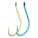 Anzuelo Akita Fox vástago largo fino con púas para lombriz y minnow