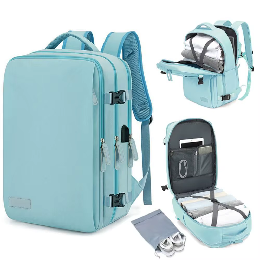 Mochila Oxford impermeable para portátil de 17 pulgadas de gran capacidad