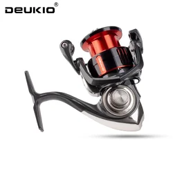 DEUKIO 2026 Carrete giratorio con manivela CNC – para agua salada