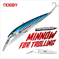 NOEBY Trolling Minnow Señuelo duro para pesca de altura