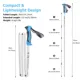 Bastón de pesca plegable MAXCATCH de aluminio ligero – trekking
