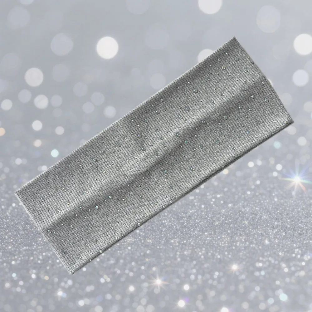 Diadema deportiva elástica transpirable absorbente sudor con brillo