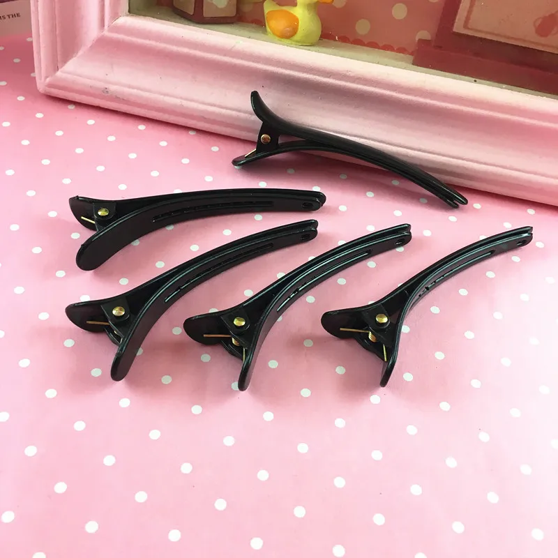 Pinzas negras profesionales para peluquería y estilismo de cabello - imagen 5