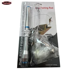 Takedo IZ-XM Caña de Hielo Ultraligera – Combo con Carrete Giratorio