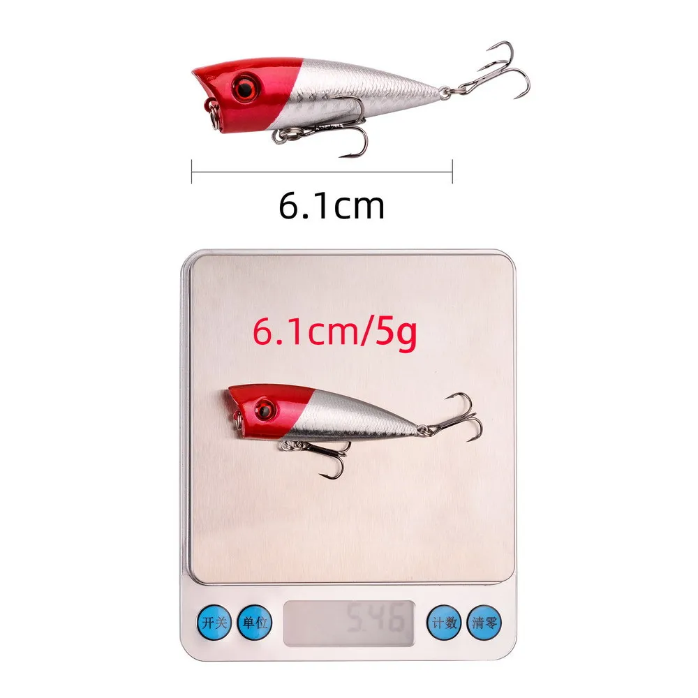 Popper Topwater con anzuelos triples para carpa - imagen 2