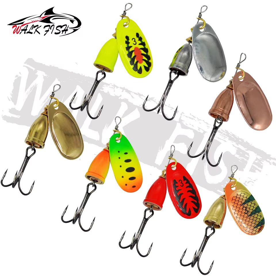 Spinnerbait WALK FISH 8g – Señuelo hundidor para trucha y lubina - imagen 5