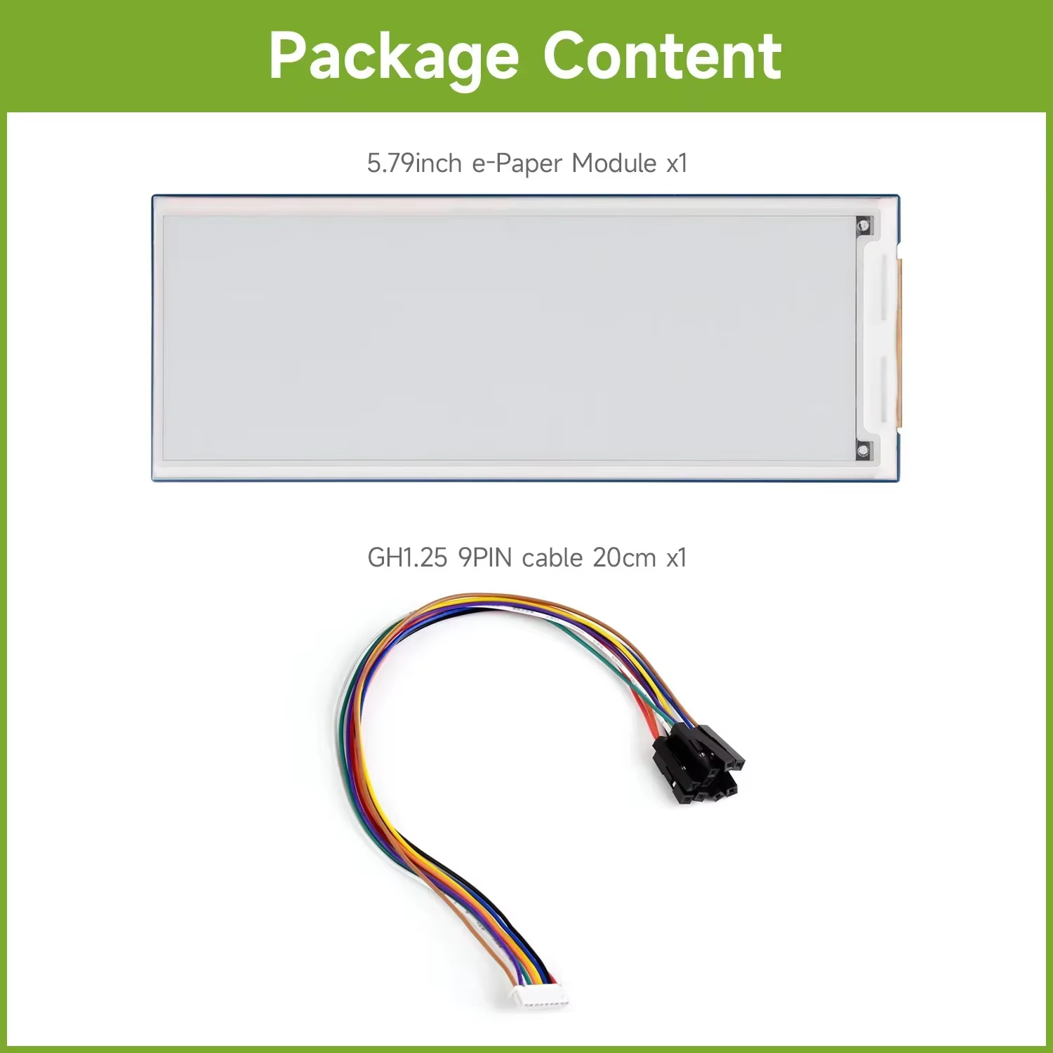 Waveshare Pantalla e-ink SPI 5,79" 792x272 para Raspberry Pi/Jetson - imagen 4