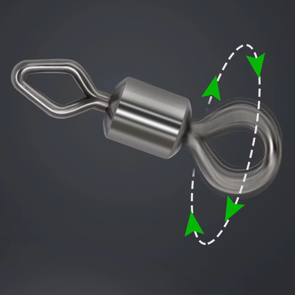 DNDYUJU Barril Giratorio Latón para Carpa – Accesorios de Pesca - imagen 4