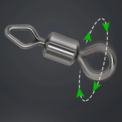 DNDYUJU Barril Giratorio Latón para Carpa – Accesorios de Pesca