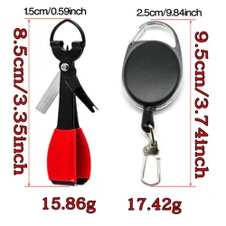 Kit Herramientas Pesca Mosca – Tijeras, Cortador, Zinger y Afilador