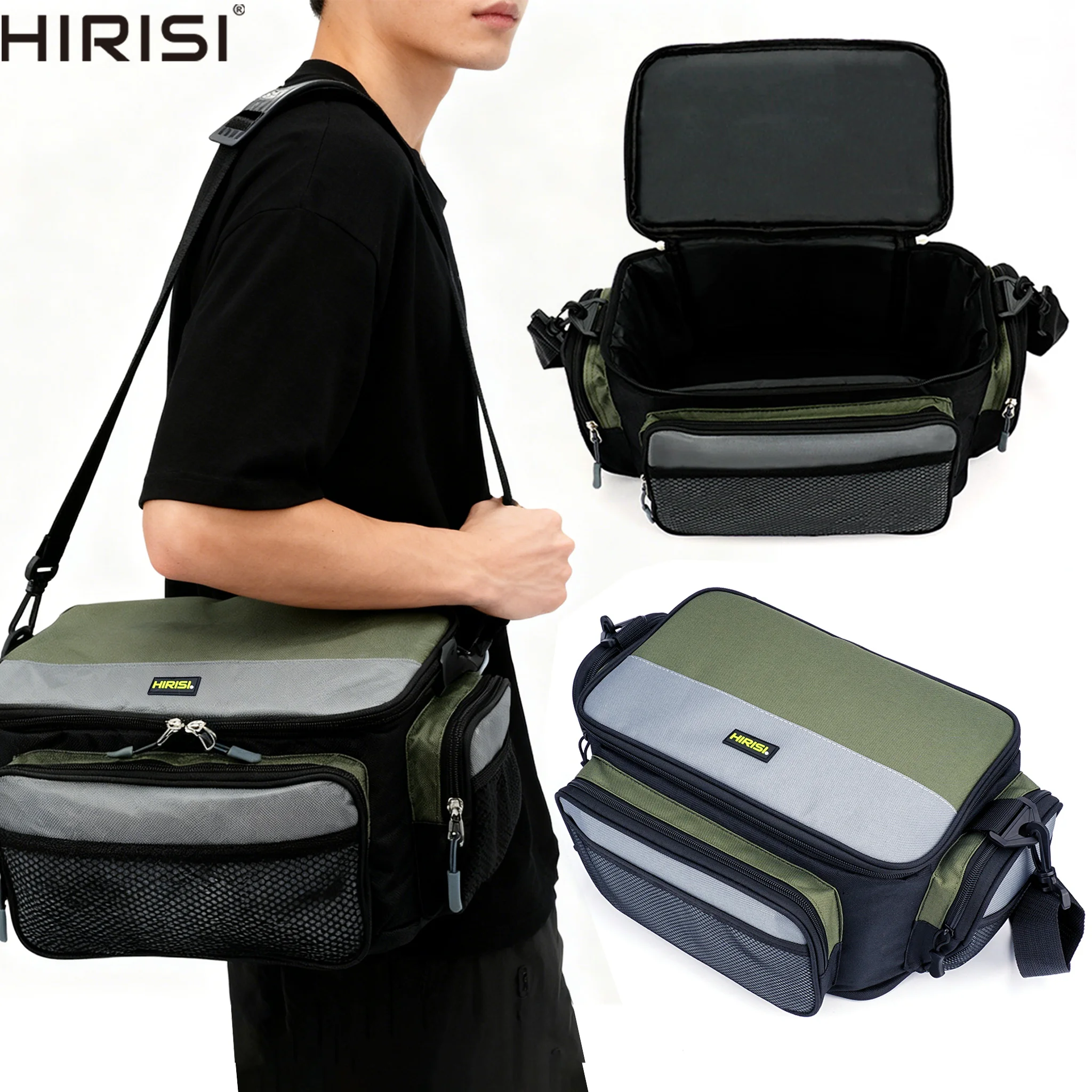 Bolsa de pesca Oxford gran capacidad Hirisi W127 para aparejos - imagen 3