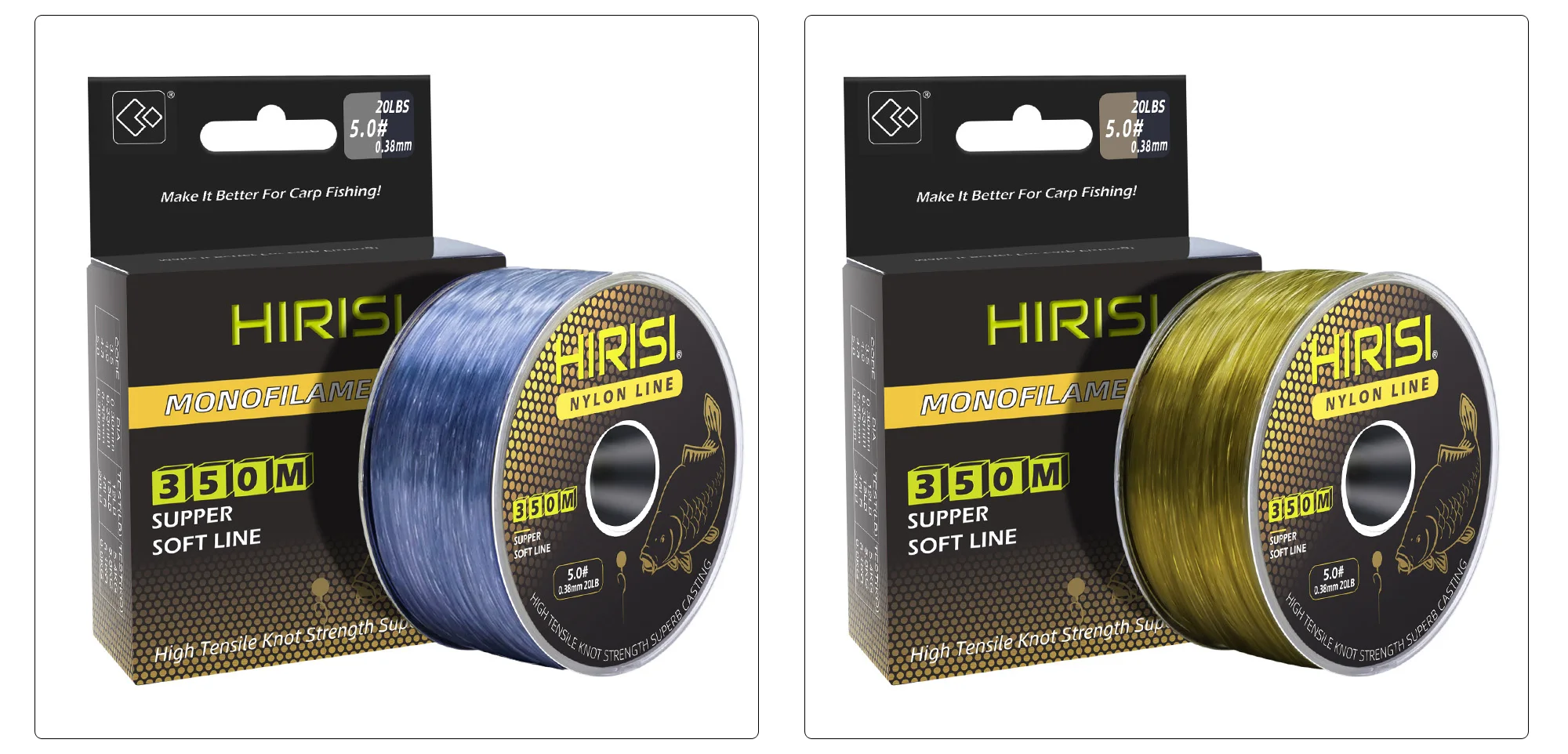Sedal monofilamento japonés Hirisi 350m