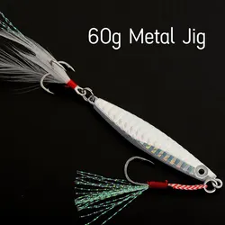 Slow Jig de Metal con Impresión 3D – Señuelo para Pesca en Barco