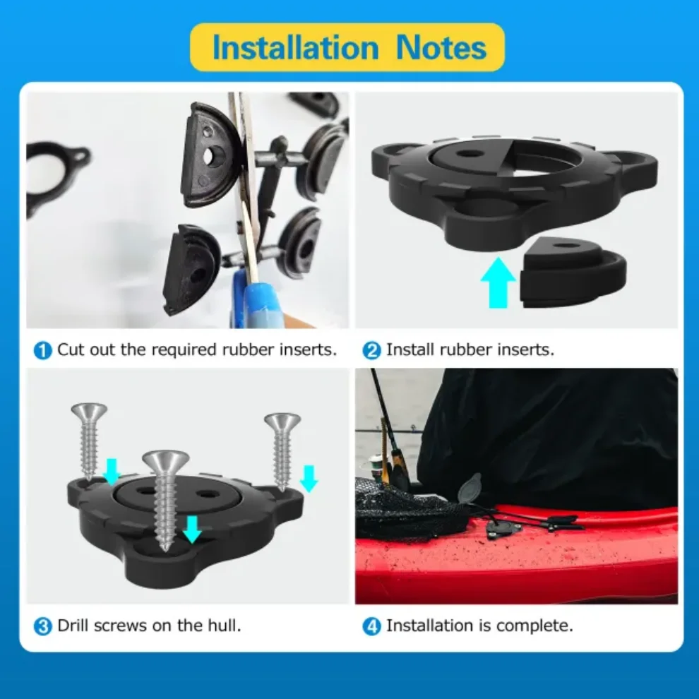 Cableado pasamuros Aventik para kayak, kit de instalación - imagen 4