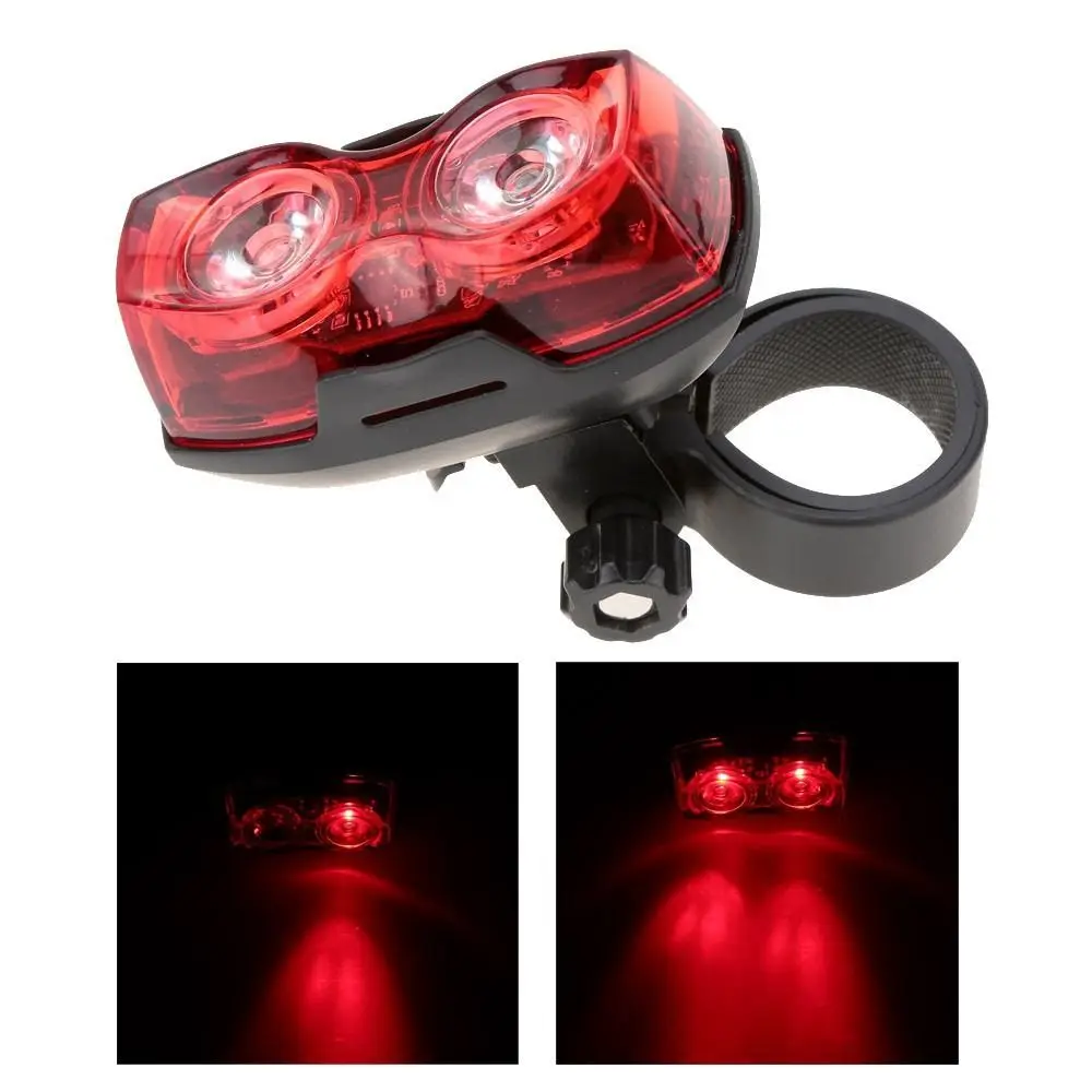 Luz trasera bicicleta roja y negra de alta visibilidad LED - imagen 4