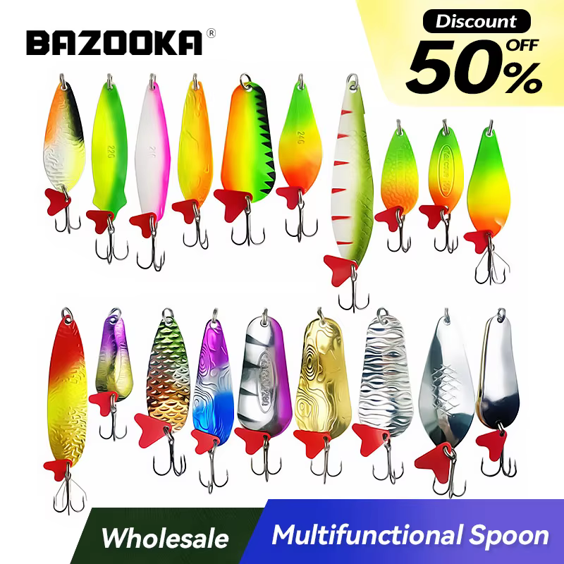 Jig giratorio Bazooka – Señuelo para trucha, lubina y perca - imagen 5