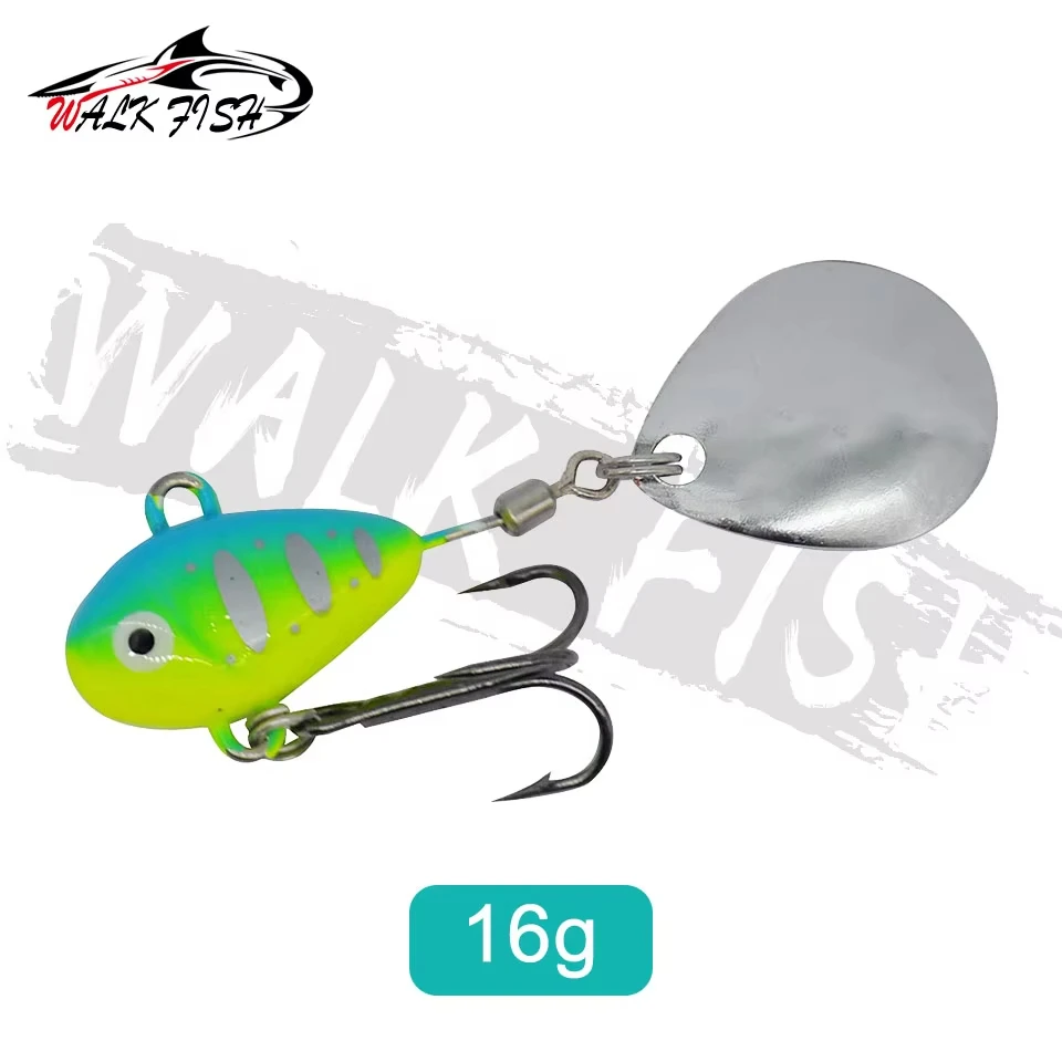 Walk Fish Vib Metal Tail-spinner – Señuelo de vibración para agua dulce - imagen 5