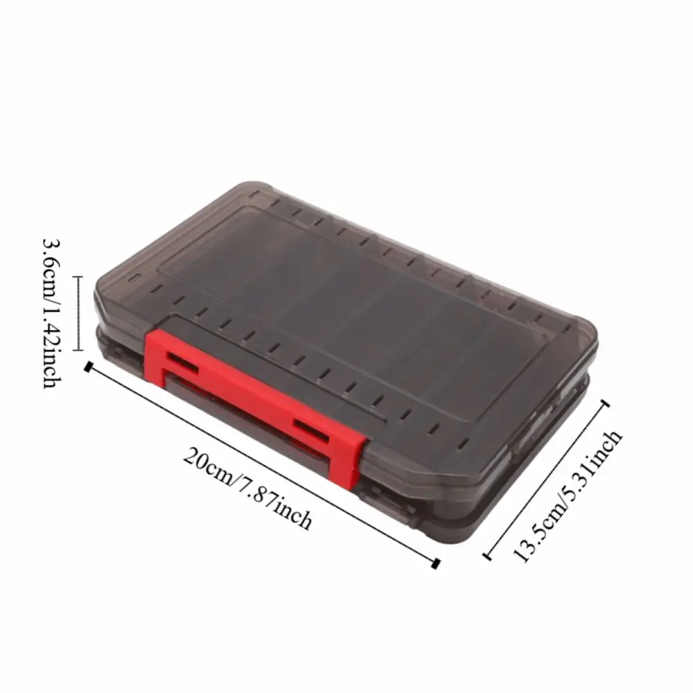 Caja de doble cara con ranuras y asa