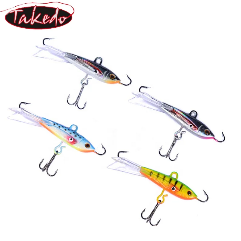Señuelo pesca en hielo jig TAKEDO SP23 con plomo y contrapeso - imagen 3