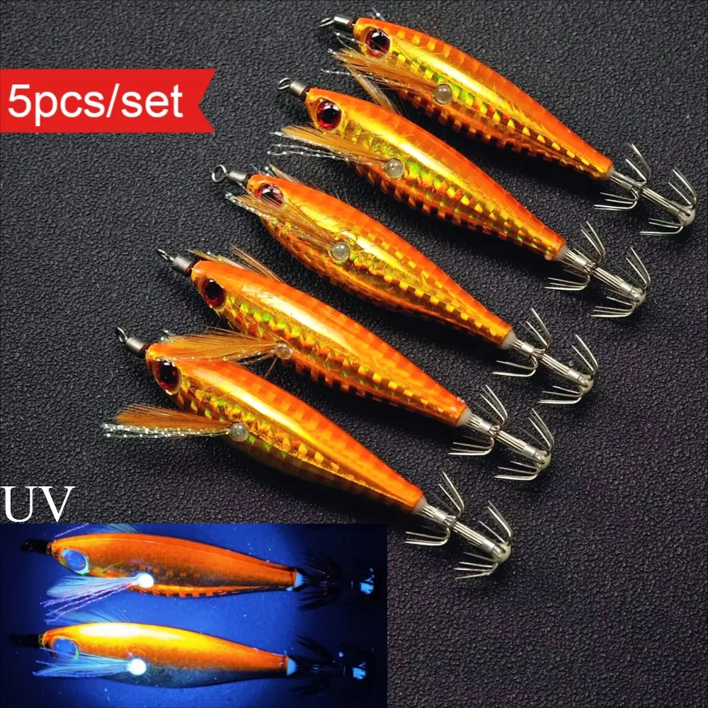 Señuelos luminosos horizontales para calamares y camarones marinos - imagen 5