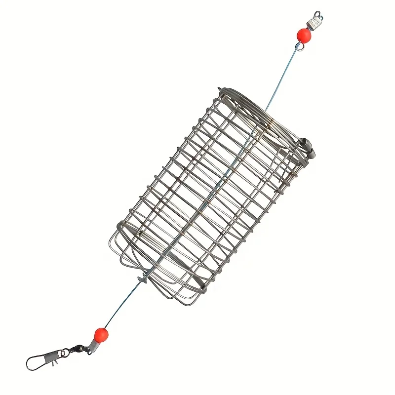 Alimentador jaula cebo acero inoxidable para pesca