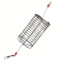 Alimentador jaula cebo acero inoxidable para pesca