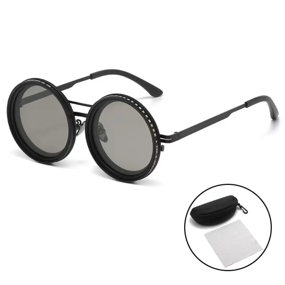 Gafas mostrando el mecanismo de ajuste de atenuación en la varilla