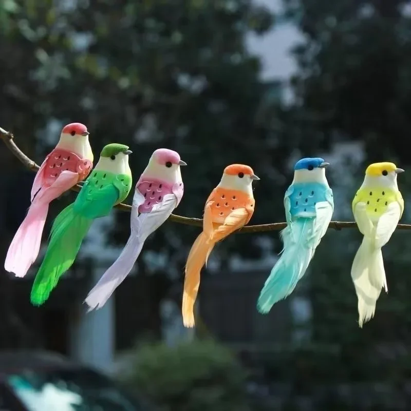 Detalle de colores y textura de las aves