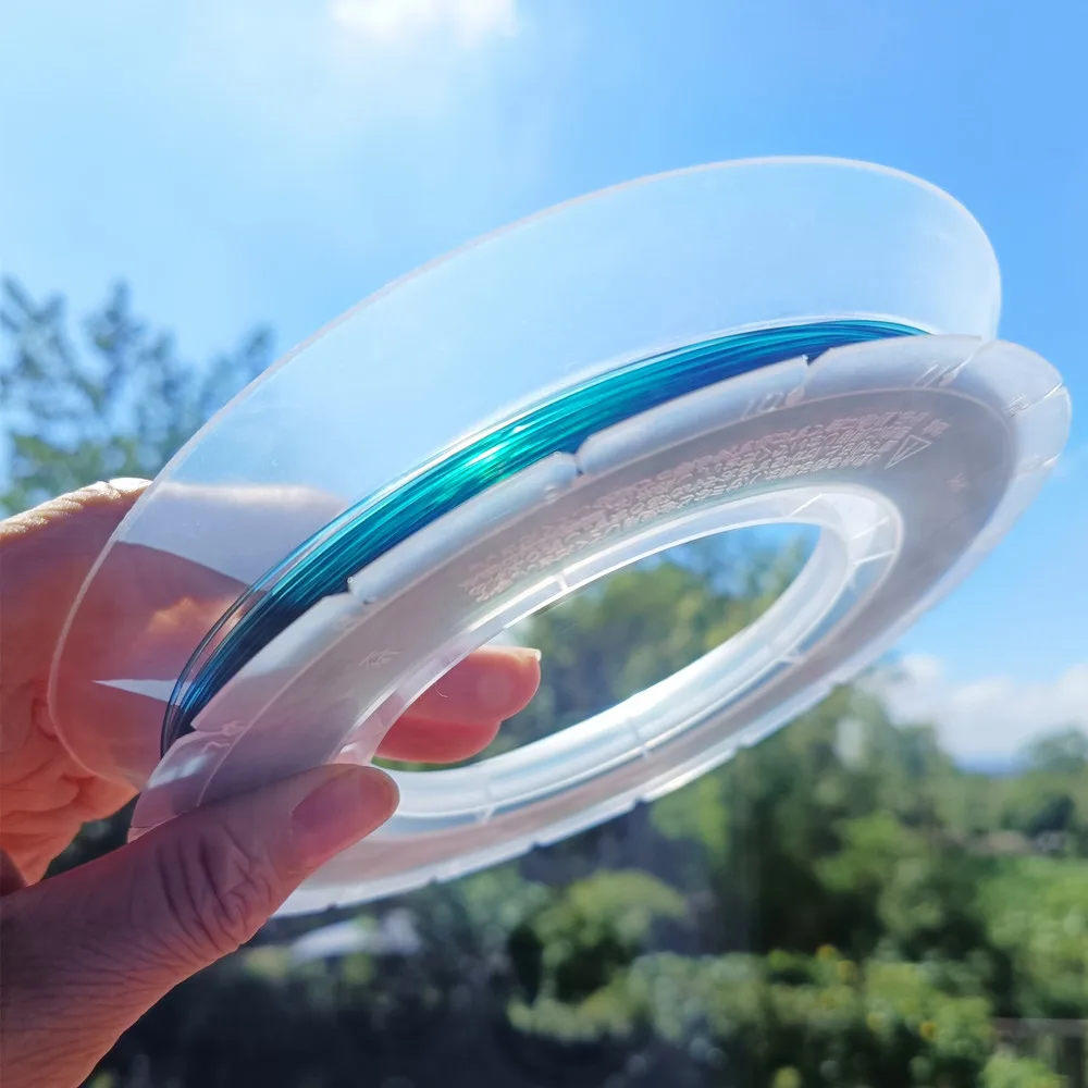Sedal de nailon transparente para pesca de mar – Carrete manual - imagen 2