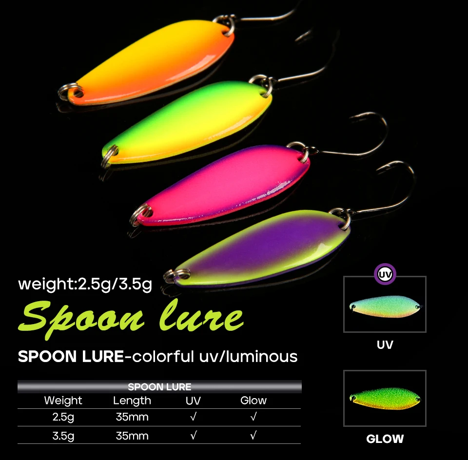 Cuchara metálica con acabado UV brillante