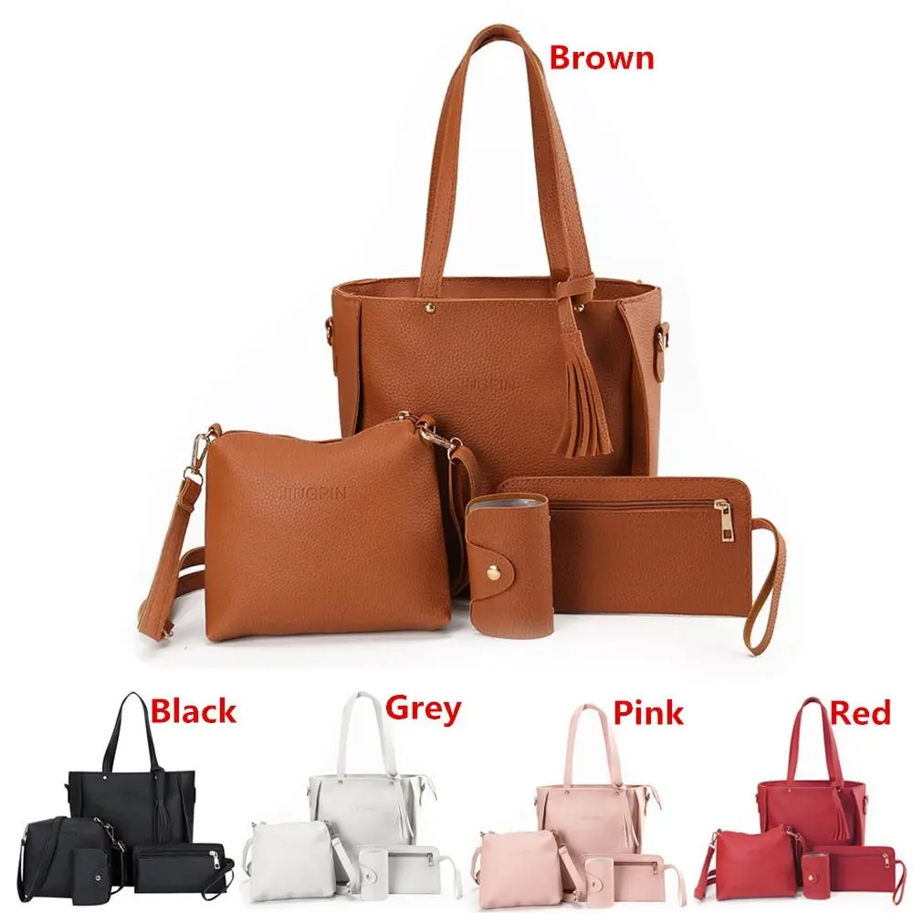 Bolsos de cuero cruzados portátiles de hombro estilo moderno - imagen 5