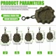 Plomos giratorios de carpa craquelados antienredos para montajes - imagen 2