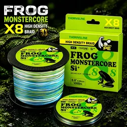 Línea trenzada Thornsline Frog X8 PE Japón multifilamento potente