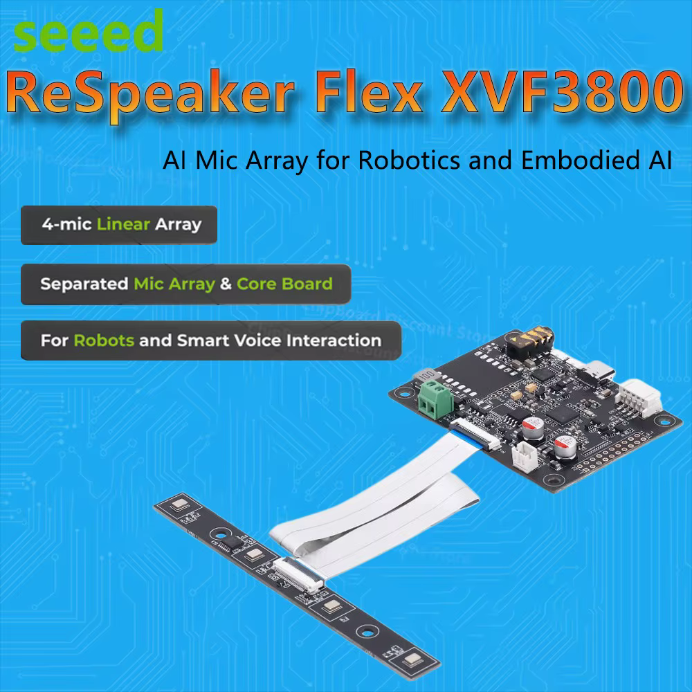 ReSpeaker Flex XVF3800 – Micrófono IA 360° para pesca