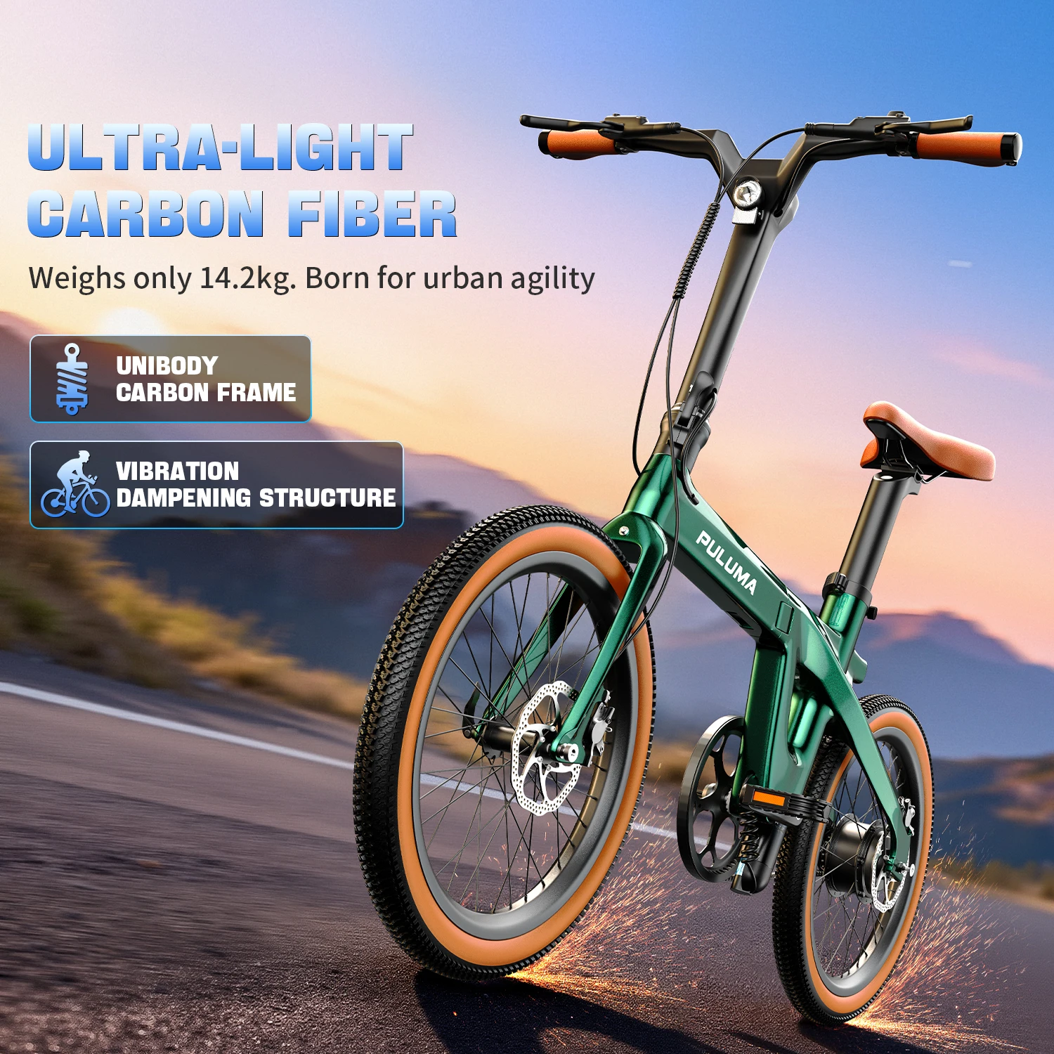 Detalle del motor y la transmisión Shimano de 7 velocidades