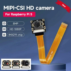 Módulo cámara Raspberry Pi 5 IMX219 con soporte acrílico
