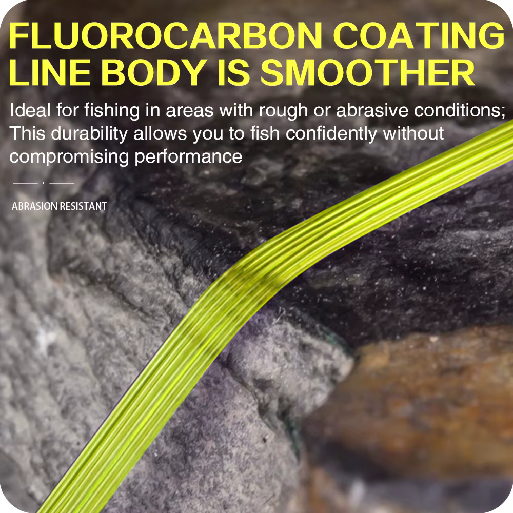 ZUKIBO línea de pesca fluorocarbono hundimiento rápido - imagen 5