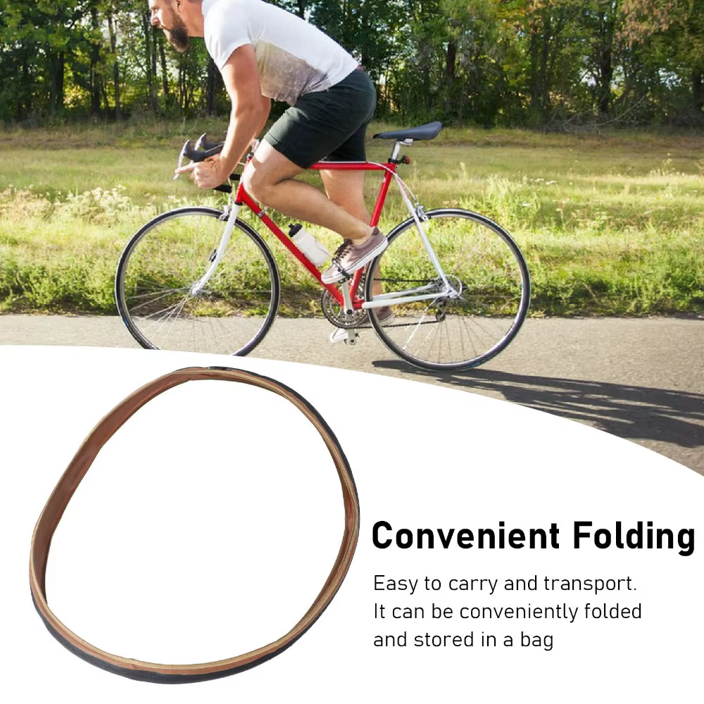 Neumático Bicicleta 700x25C Plegable con Patrón Antideslizante – MTB/Carretera - imagen 2