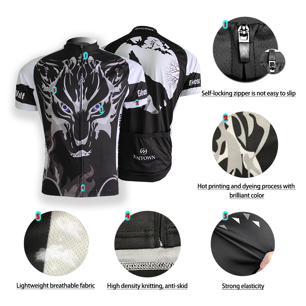 Ropa de ciclismo hombre de secado rápido con culotte acolchado - imagen 5