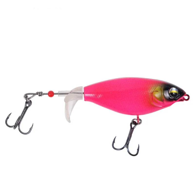 Señuelo de pesca Topwater Topline Tackle con cola giratoria y diseño 3D